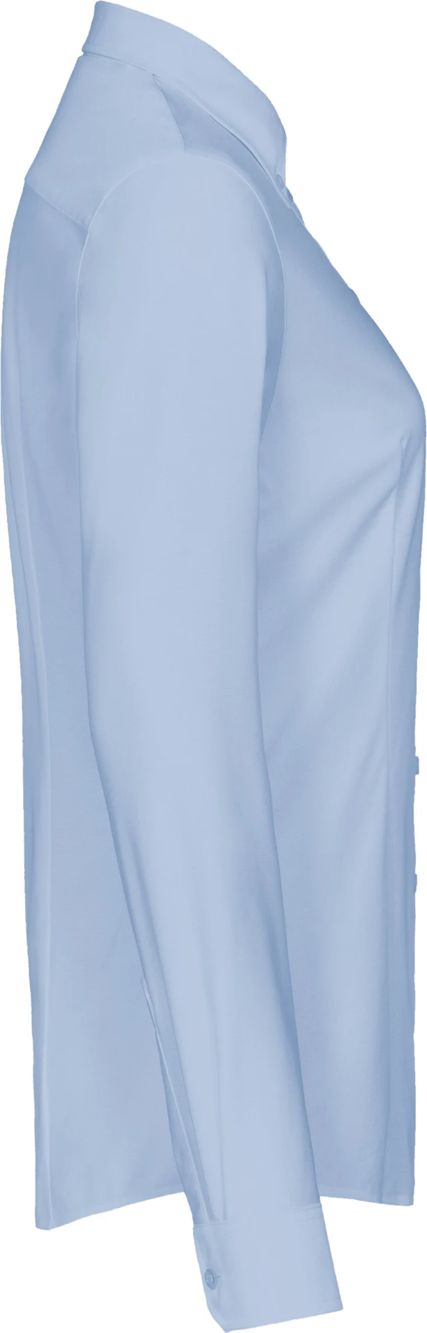 hakro-129-bluse-natural-stretch-ozeanblau-3 HAKRO Bluse 1/1 Arm 129 Natural Stretch