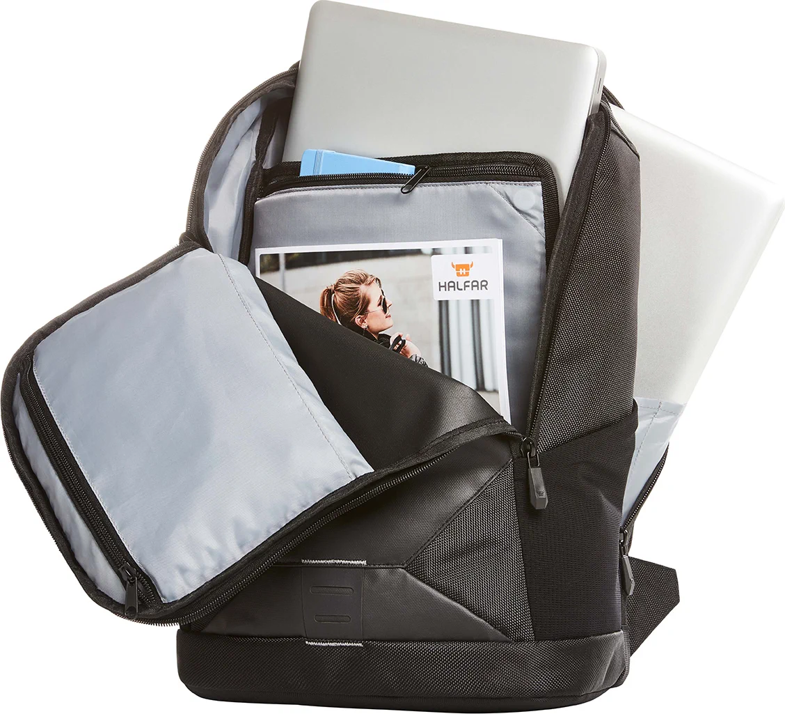 HALFAR Notebook Backpack Hashtag