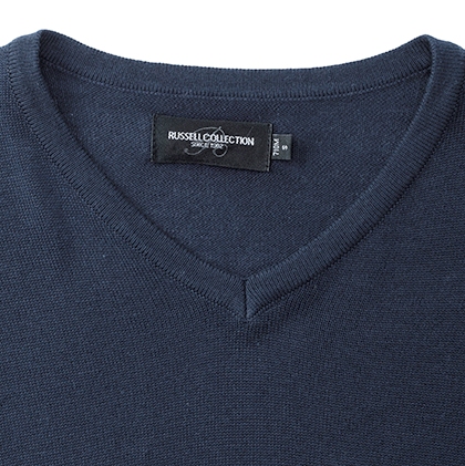 Russell Men`s V-Neck Knitted Pullover Russell Men`s V-Neck Knitted Pullover