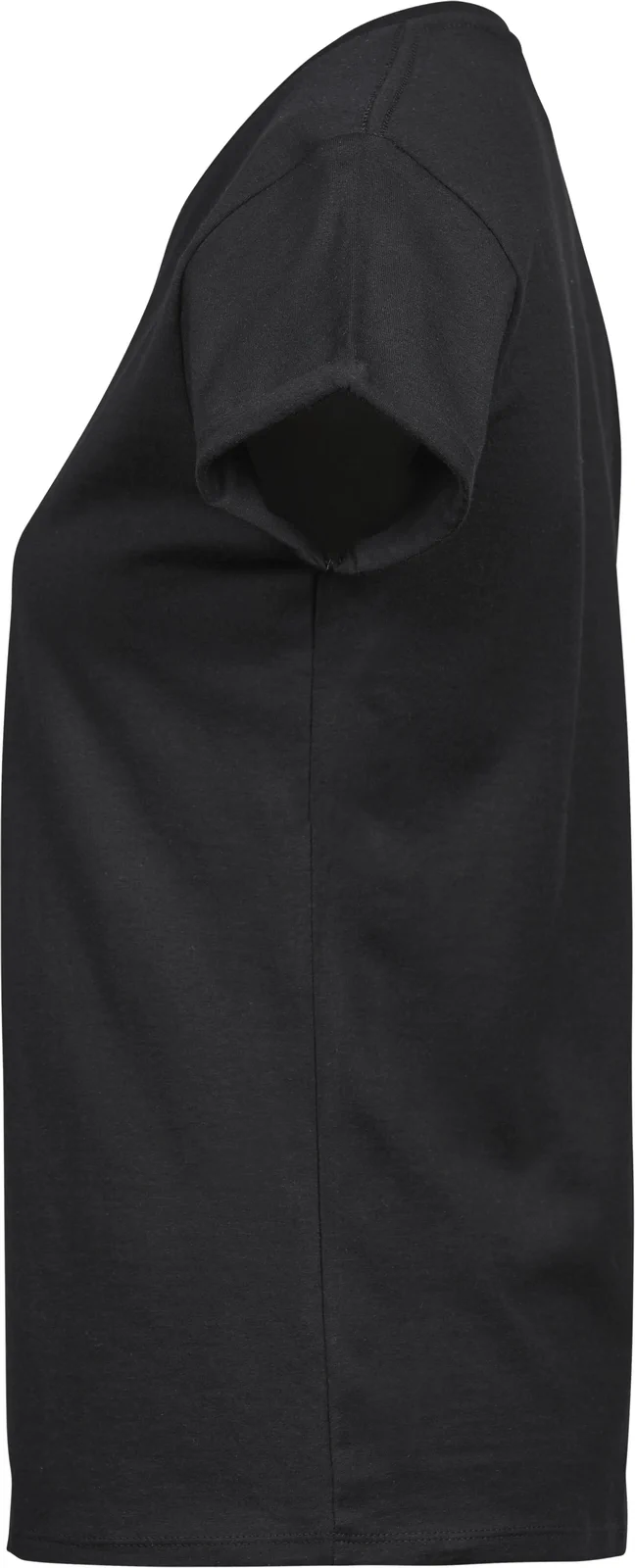 tee-jays-5063-womens-roll-up-t-shirt-black-left-2 Tee Jays Ladies Roll-Up Tee
