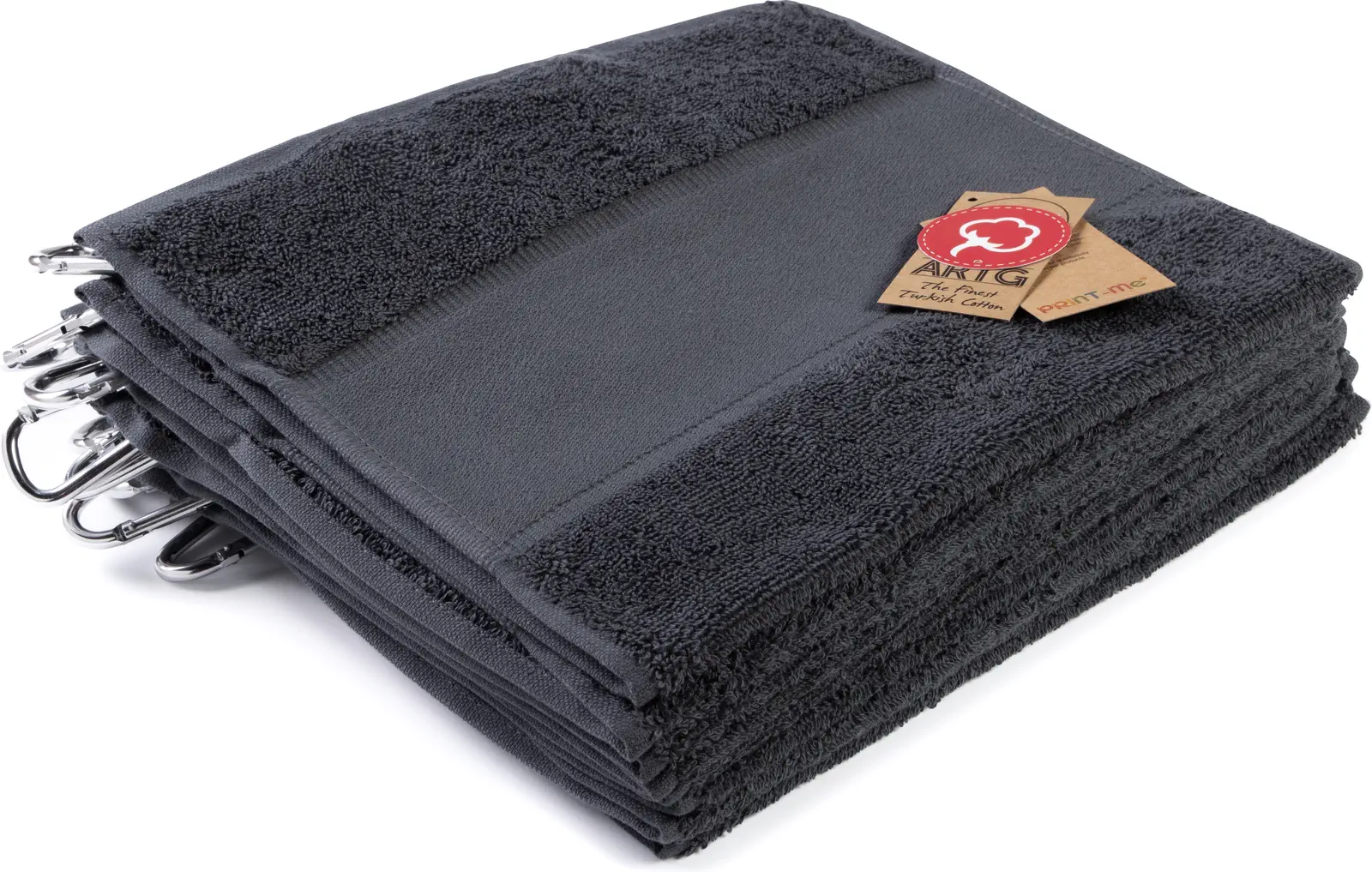 artg-ar714-print-me-golf-towel-graphite-front-1 ARTG PRINT-Me® GOLF Towel