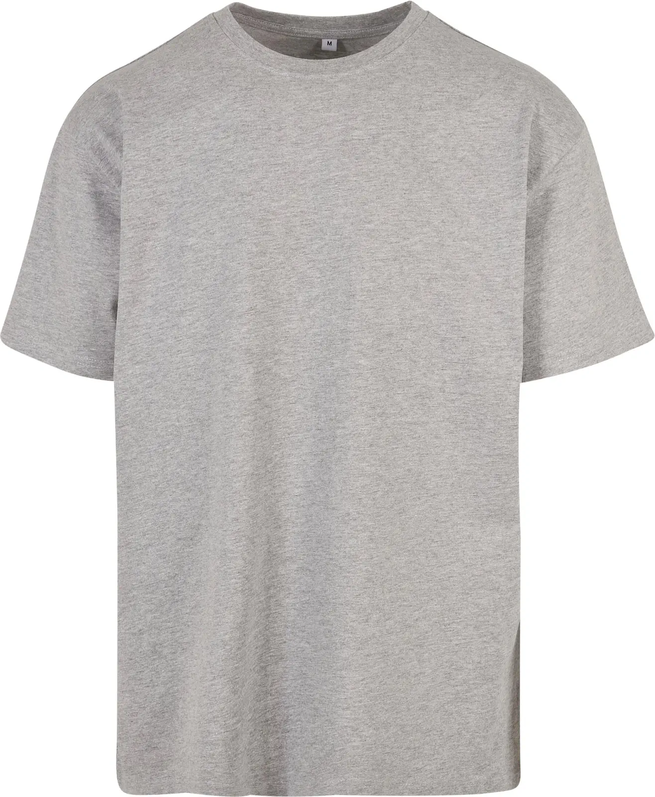 BYB-BY102-heavy-oversize-t-shirt-heathergrey-front-4 Build Your Brand Heavy Oversize Tee