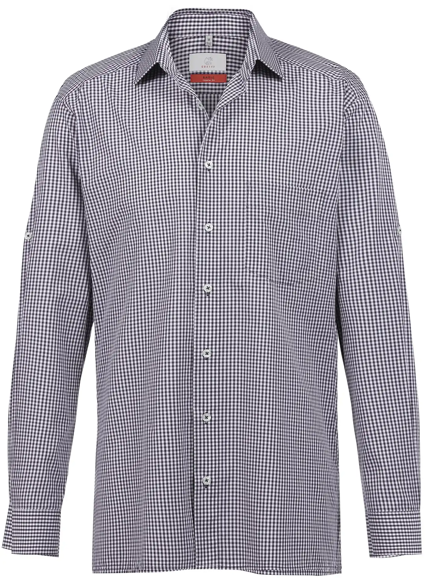 greiff-67213-herren-hemd-11-rf-basic_1170_marine-front-2 GREIFF Herren Hemd vichy karo BASIC Regular Fit