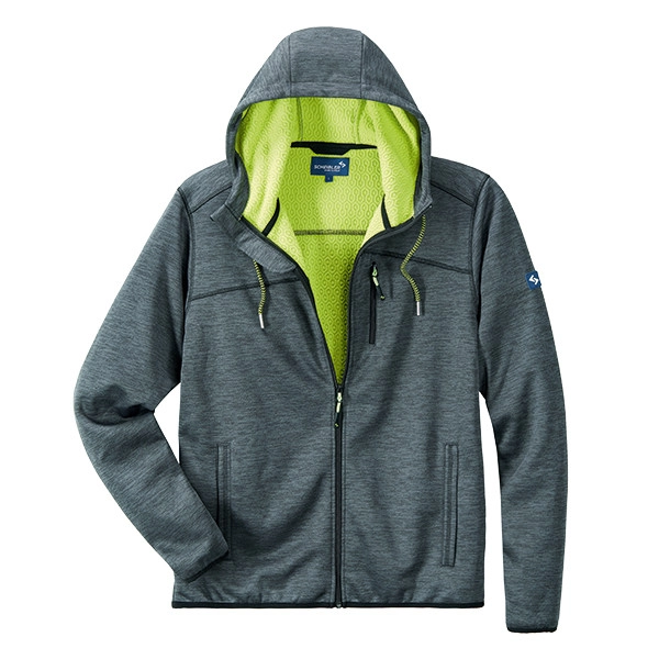 Scheibler Strick-Fleece-Hoodyjacke GOLDEGG