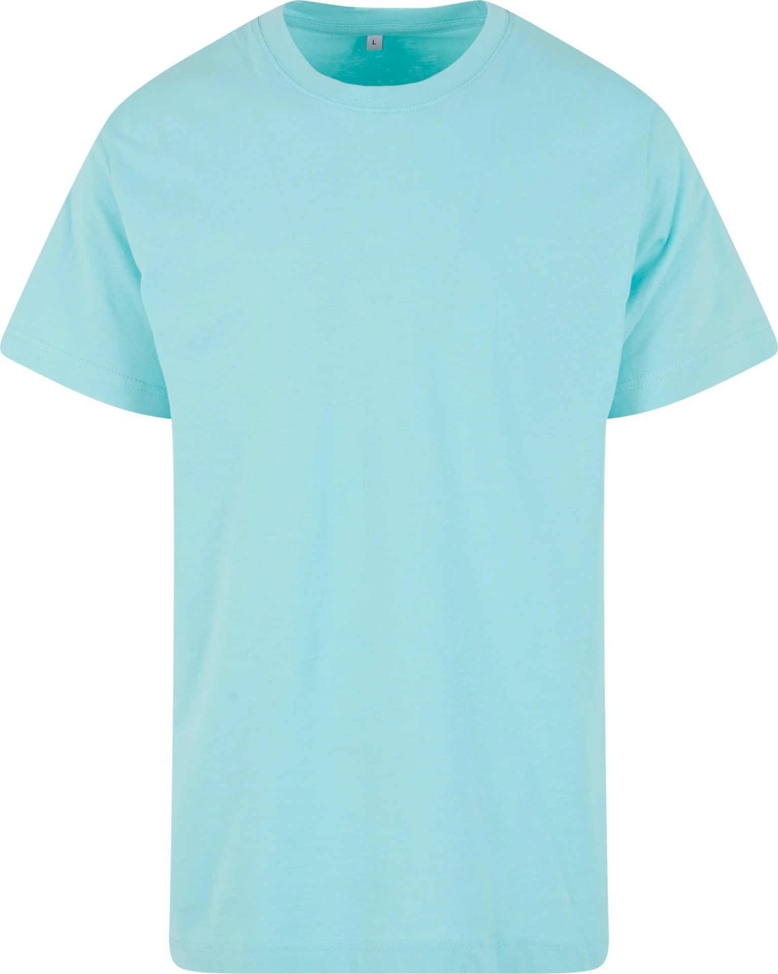BYB-BY004-t-shirt-round-neck-berylblue-front-4 Build Your Brand T-Shirt Round Neck