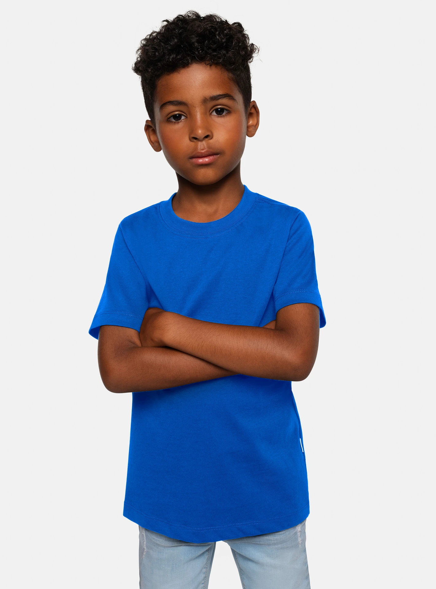 hakro-521-kinder-t-shirt-bio-baumwolle-royalblau-model-0 HAKRO Kinder T-Shirt 521 Bio-Baumwolle