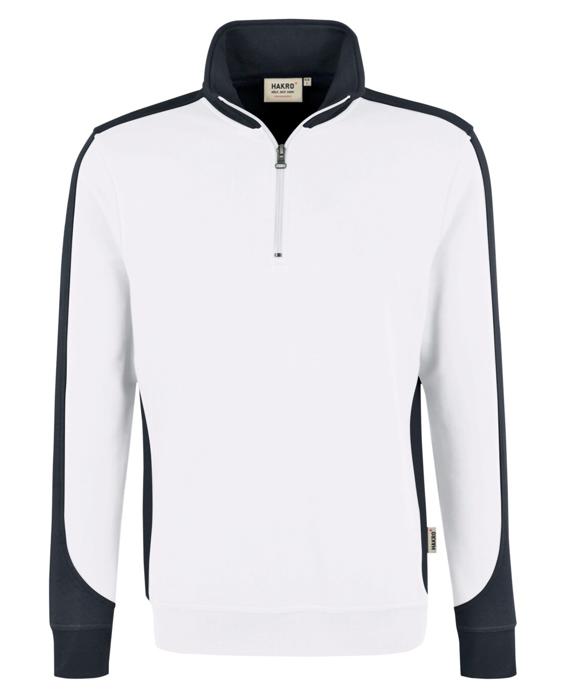 HAKRO Zip-Sweatshirt 476 Contrast Mikralinar® HAKRO Zip-Sweatshirt 476 Contrast Mikralinar®