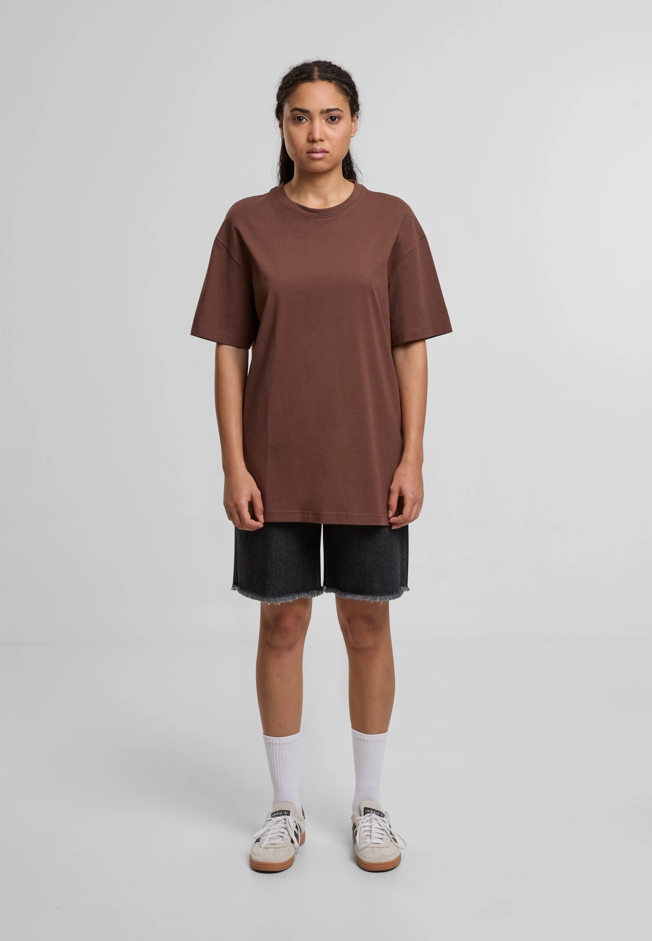 Build Your Brand Ladies Oversized Boyfriend Tee