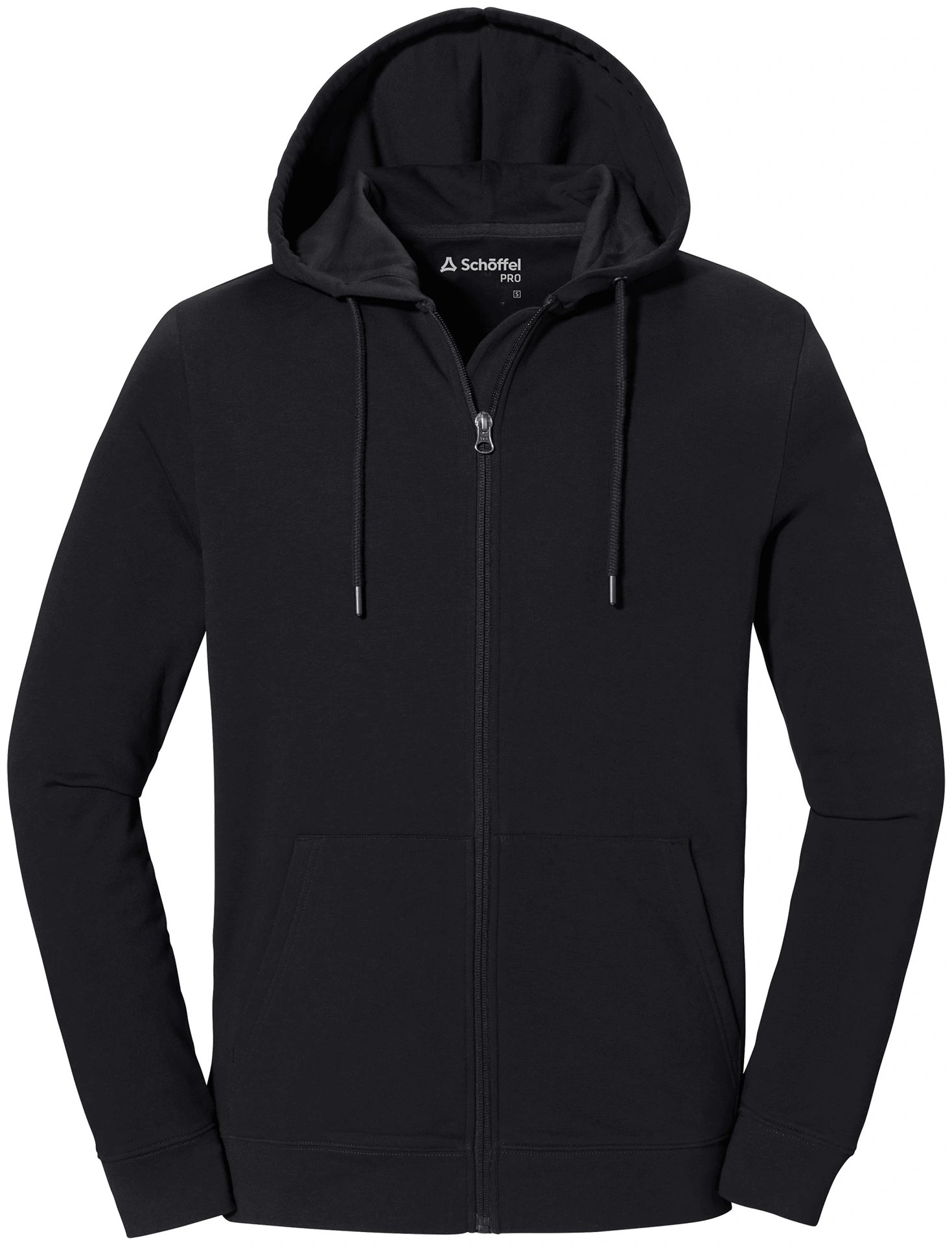 schoeffel-pro-7089-lieblings-sweatjacke-gots85-schwarz-front-1 Schöffel PRO 7089 LIEBLINGS Sweatjacke Bio-Baumwolle