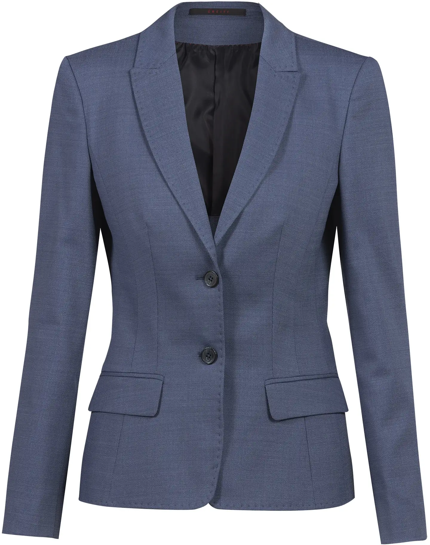 greiff-1424-damen-blazer-rf-375_2810_pinpoint-mittelblau-front-2 GREIFF Damen Blazer MODERN 37.5 Regular Fit