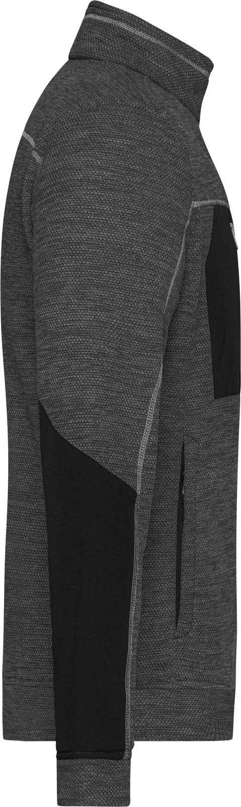 James & Nicholson Men's Structure Fleece Jacket JN1818