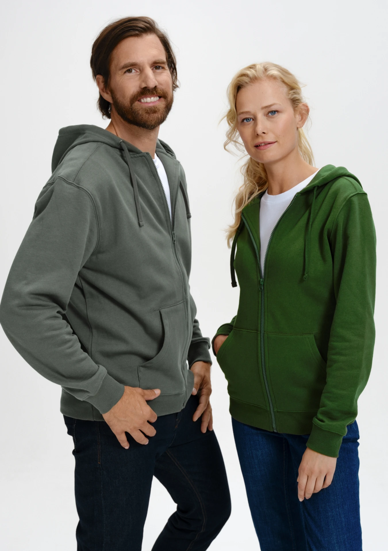 MALFINI Sweatshirt Trendy Zipper 410