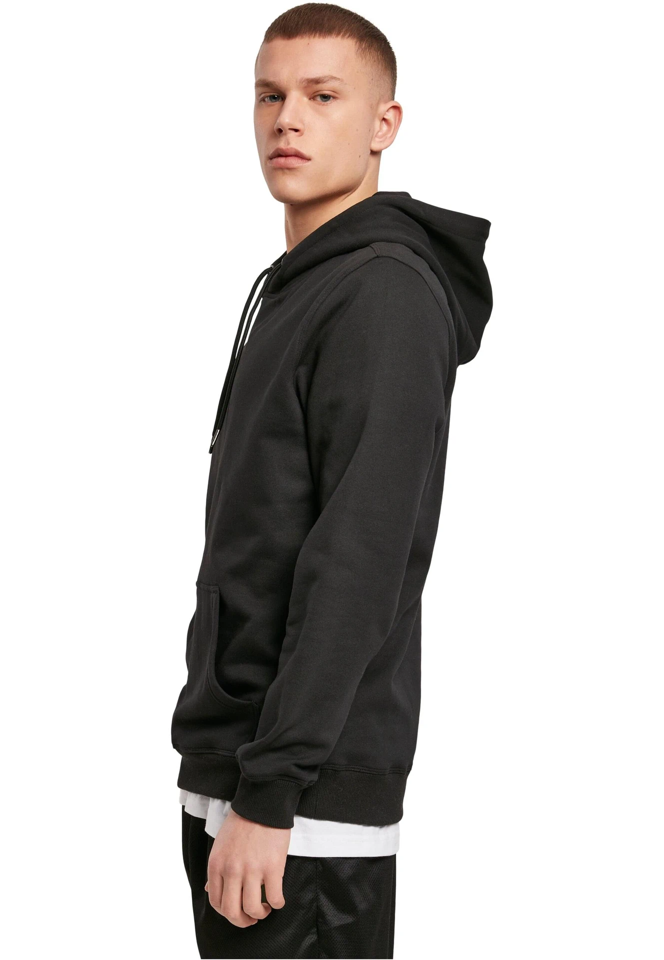 BYB-BY118-premium-hoody-black-model-1 Build Your Brand Premium Hoody