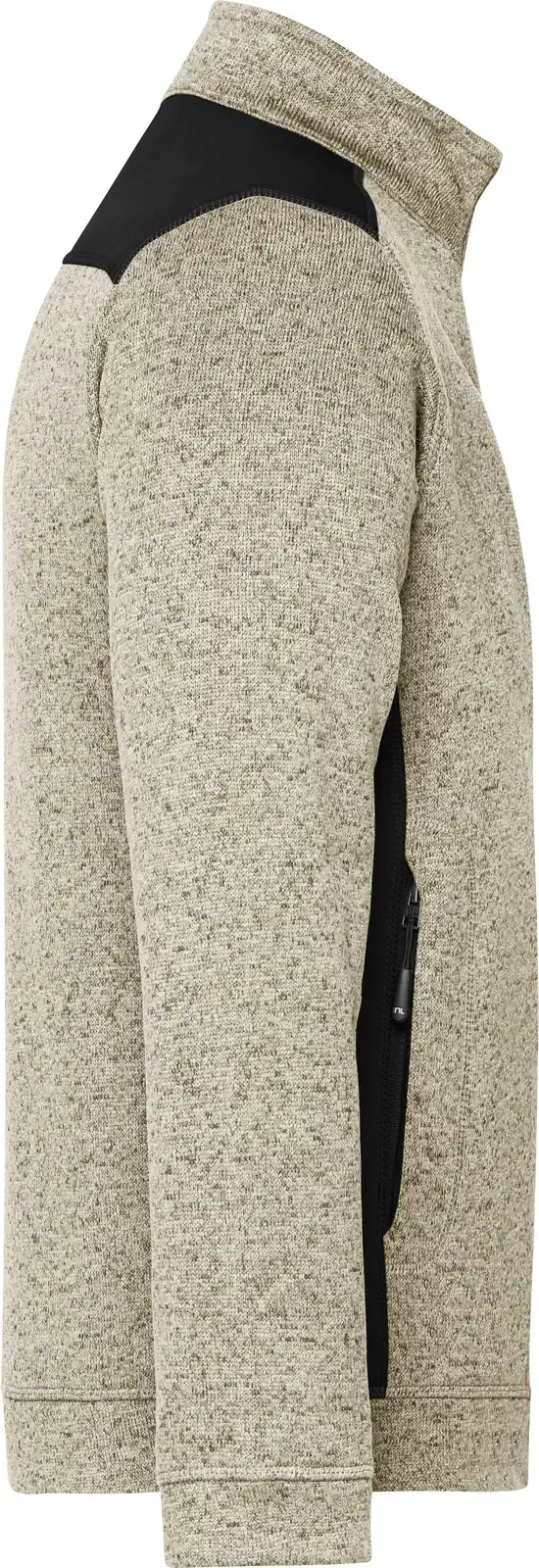 James & Nicholson Men's Knitted Workwear Fleece Jacket -STRONG-