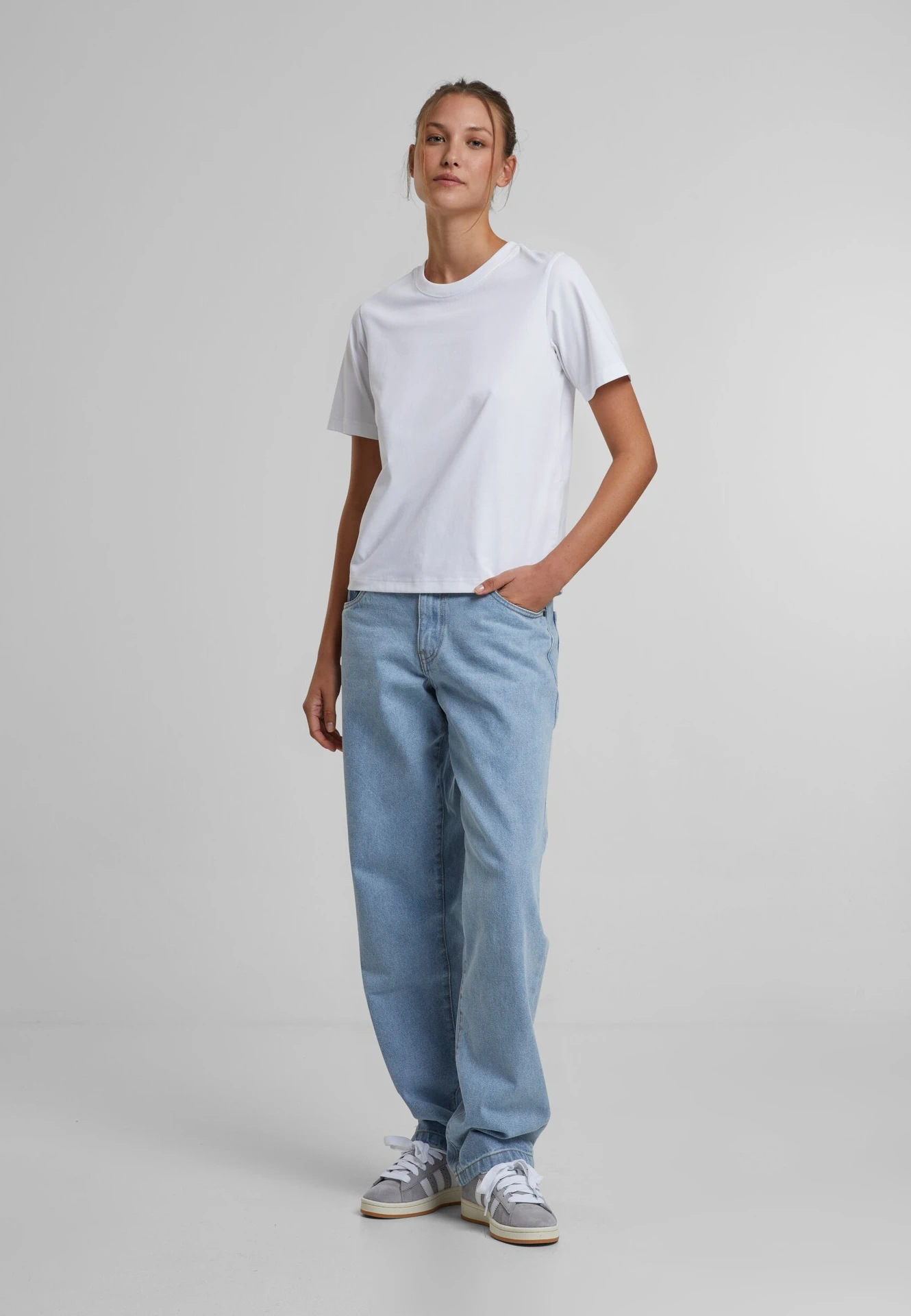 Build Your Brand Sorona® Ladies Regular Boxy Tee