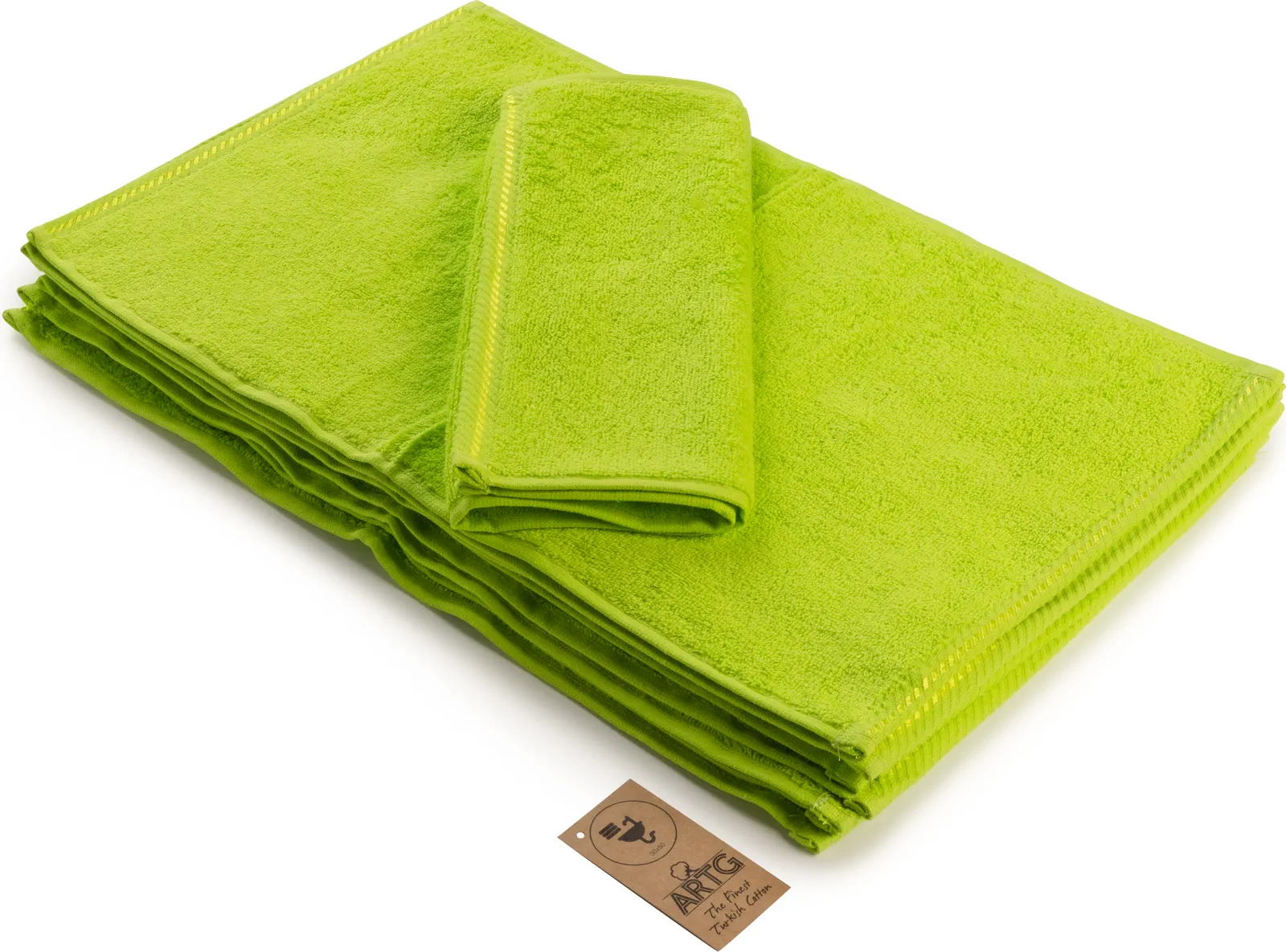 artg-ar034-guest-towel-limegreen-front-1 ARTG Guest Towel