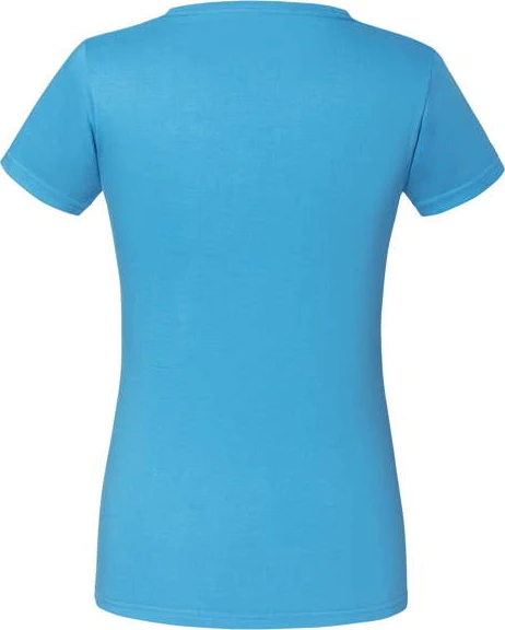 fruit-of-the-loom-61-424-0-ladies-iconic-195-ringspun-premium-t-shirt-azureblue-6 F.O.L. Ringspun Premium T Lady-fit