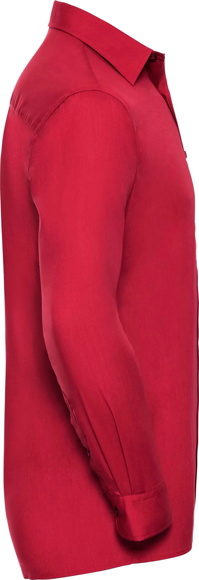 Russell Men's Long Sleeve Polycotton Easy Care Poplin Shirt