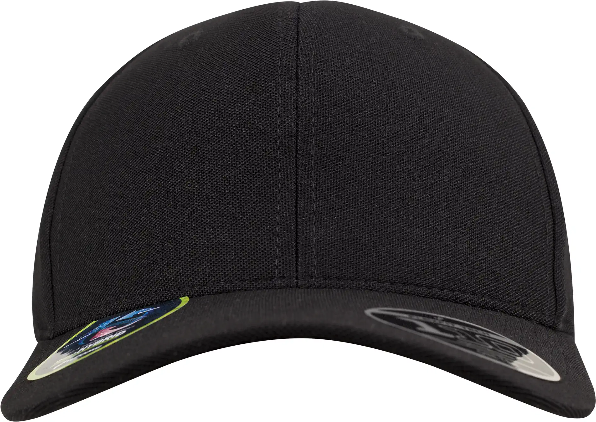 flexfit-110p-cool-and-dry-mini-pique-black-front-2 FLEXFIT Cool & Dry Mini Piqué