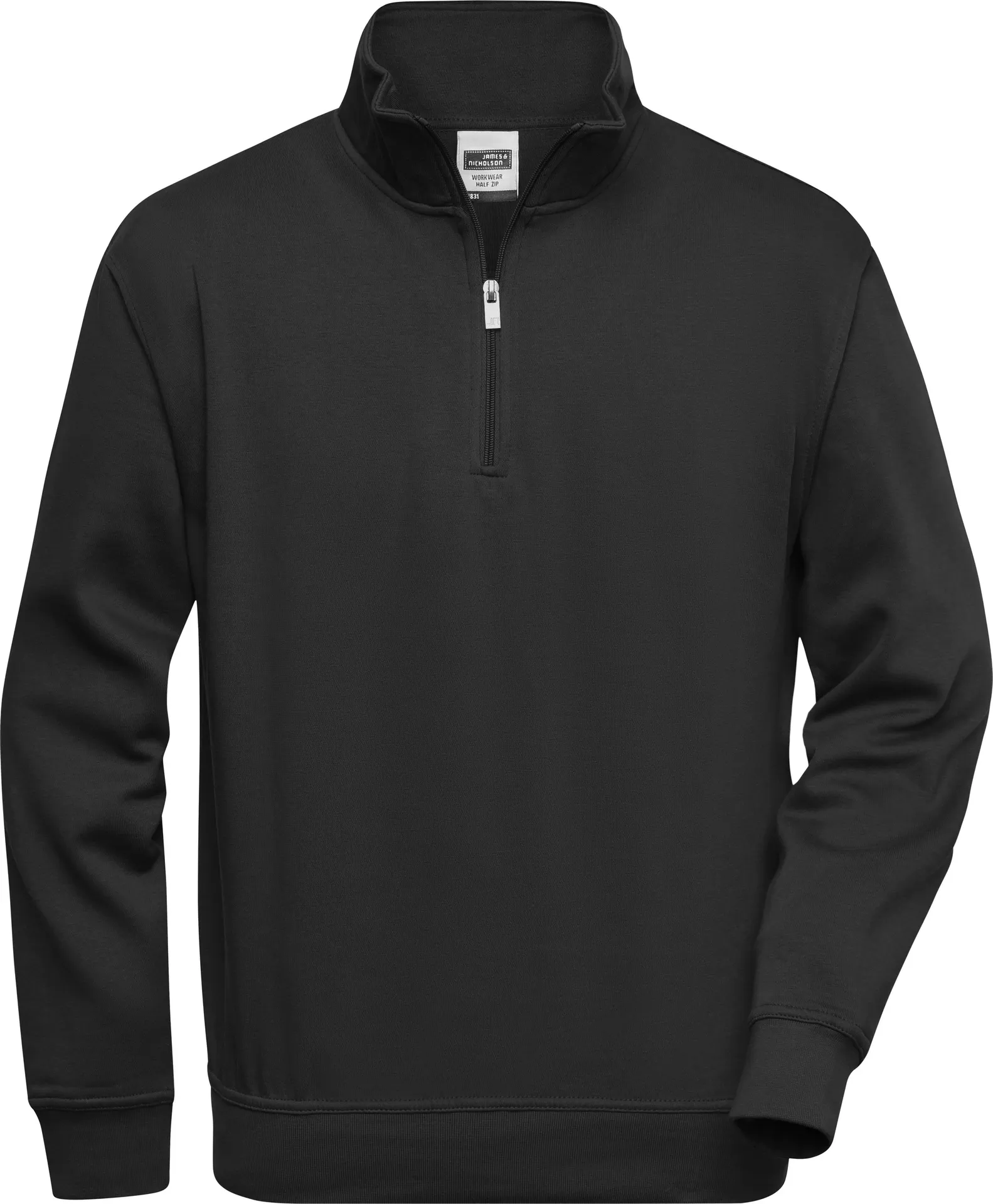 James & Nicholson Workwear Half Zip Sweat