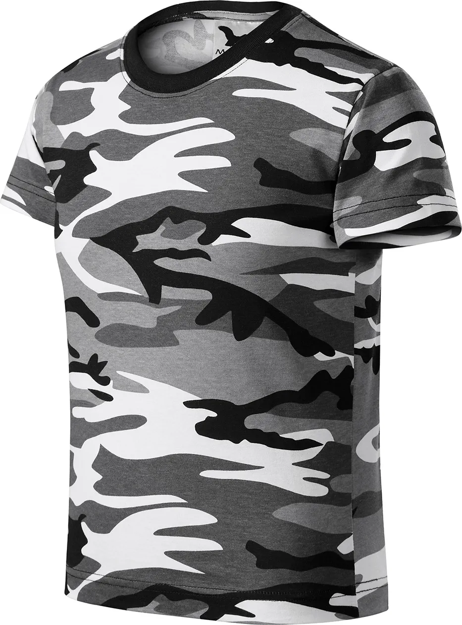 malfini-149-camouflage-t-shirt-kinder-camouflage-grau-left-3 MALFINI T-Shirt Kinder Camouflage 149
