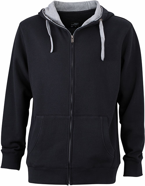 James & Nicholson Men's Lifestyle Zip-Hoody Sweat James & Nicholson Men's Lifestyle Zip-Hoody Sweat