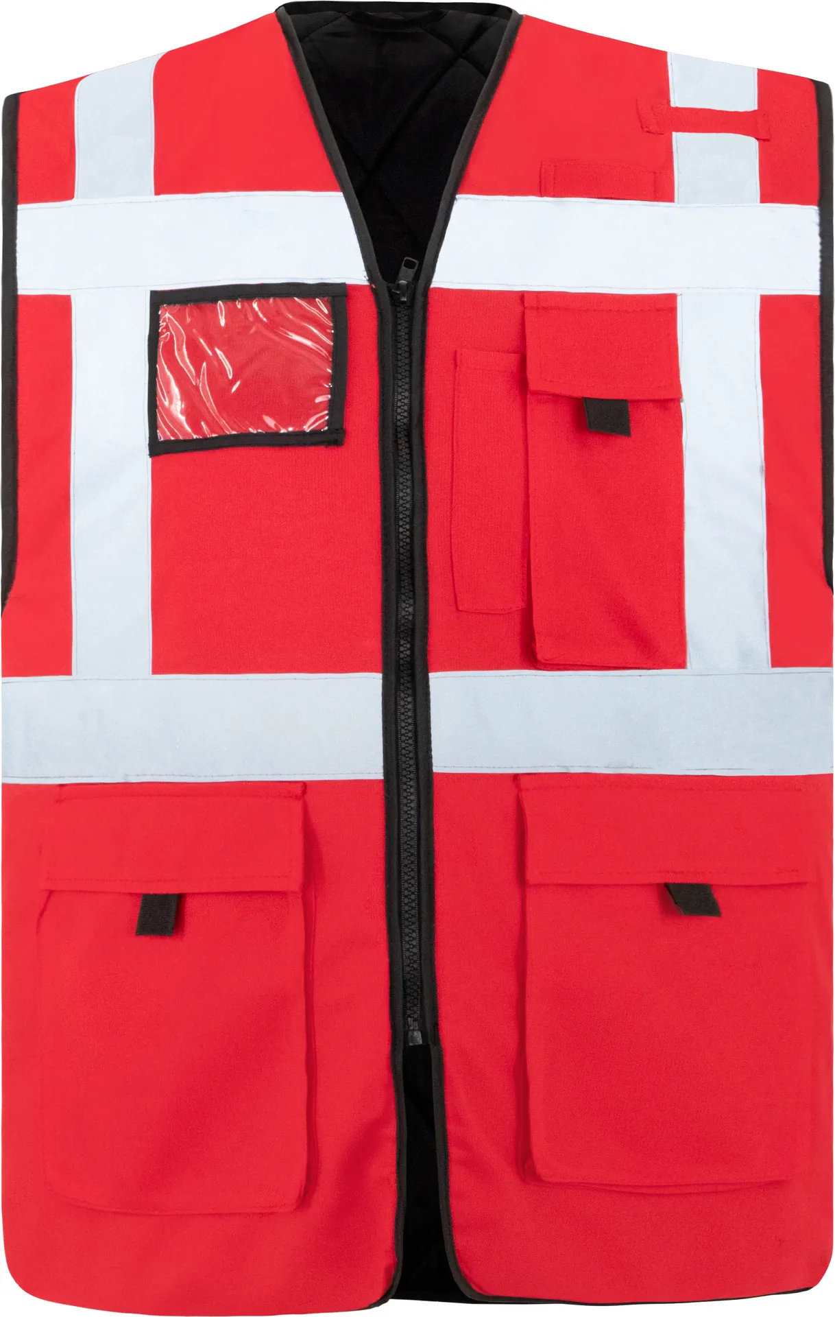 korntex-kxcmfp-padded-comfort-executive-safety-vest-wismar-co2-neutral-red-front-2 Korntex Padded Comfort Executive Safety Vest Wismar CO² Neutral