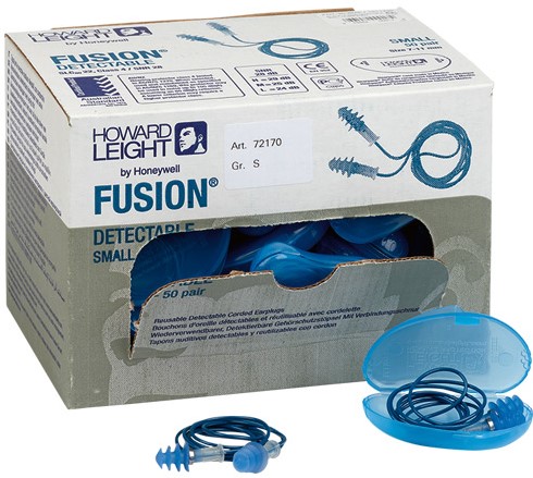 Howard Leight Fusion Gehörschutzstöpsel detectable Band S 50 Paar