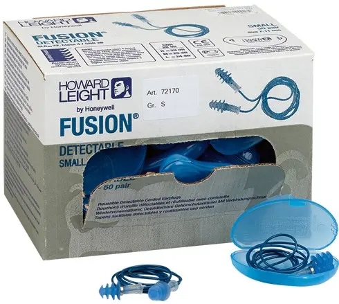 Howard Leight Fusion Gehörschutzstöpsel detectable Band S 50 Paar Howard Leight Fusion Gehörschutzstöpsel detectable Band S 50 Paar