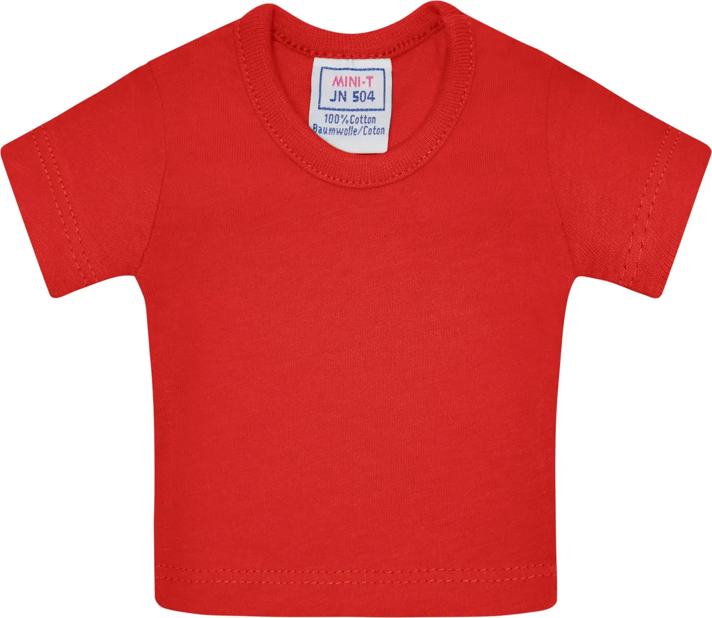jn504-mini-t-shirt-red-front-3 James & Nicholson Mini-T