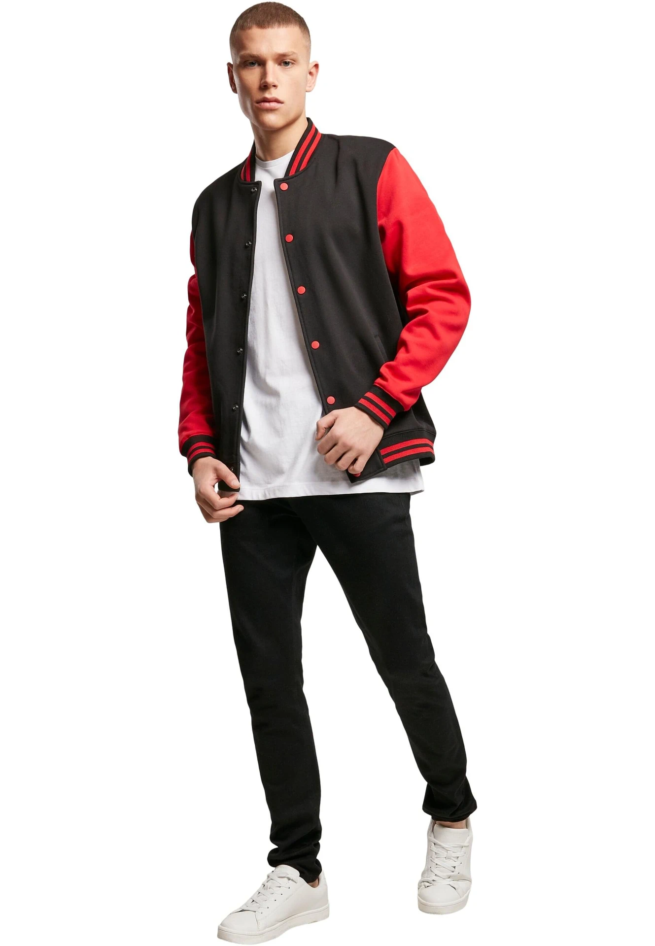 Build Your Brand Sweat College Jacket