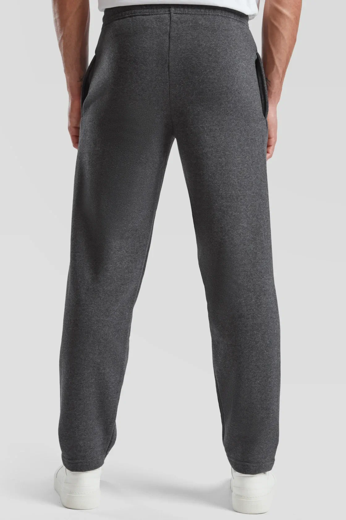 fruit-of-the-loom-64-032-0-classic-open-hem-jog-pants-darkheathergrey-model-2 F.O.L. Classic Open Hem Jog Pants