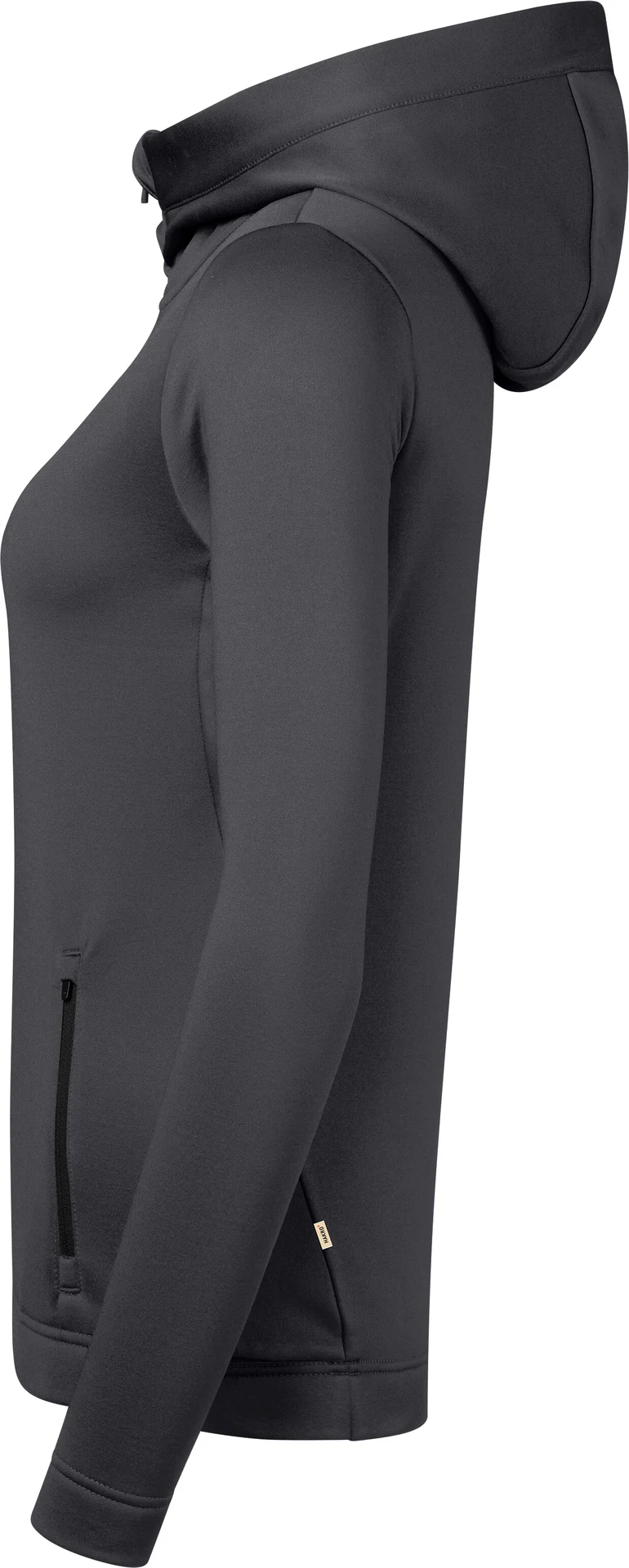 hakro-273-damen-kapuzen-tecjacke-eco-karbongrau-2 HAKRO Damen Kapuzen-Tecjacke 273 ECO