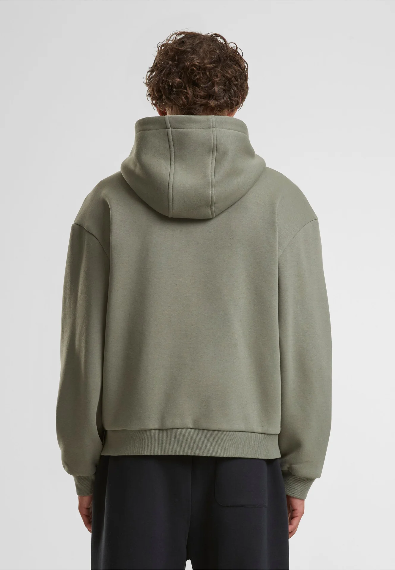 Build Your Brand Fluffy Zip Hoody