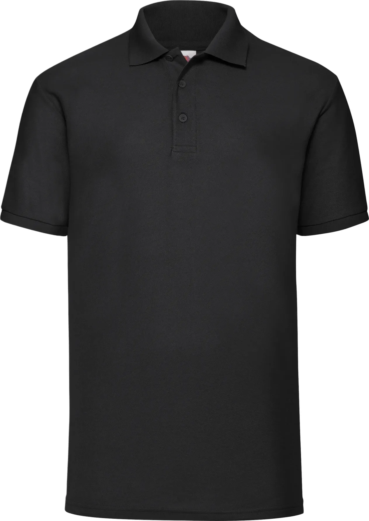 fruit-of-the-loom-63-402-0-pique-poloshirt-65-35-black-4 F.O.L. 65/35 Piqué Polo