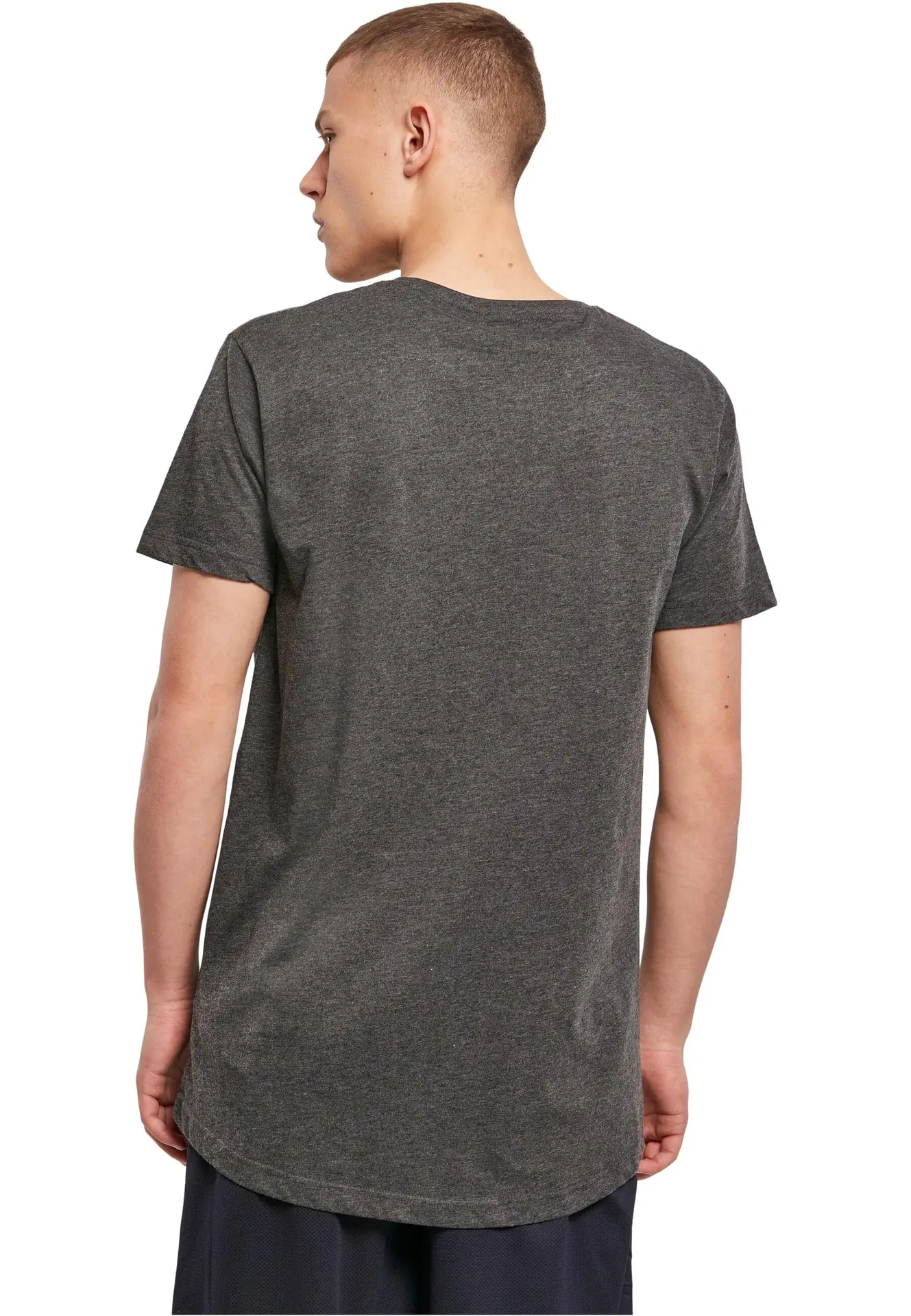 Build Your Brand Shaped Long Tee