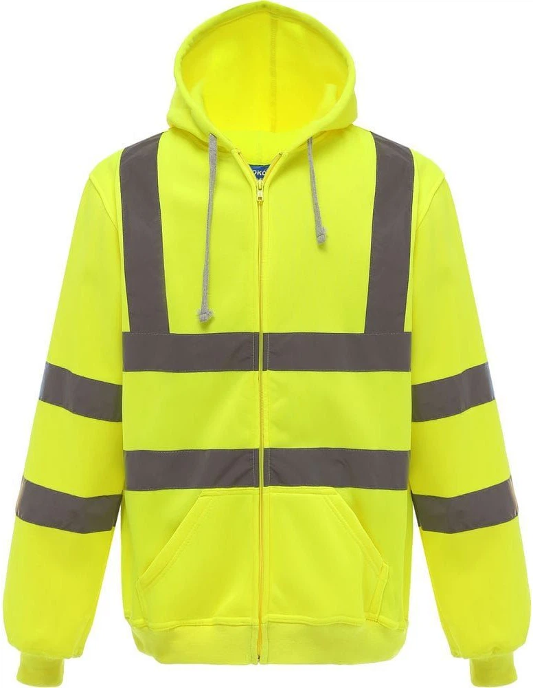 YOKO Hi Vis Zip Hoodie