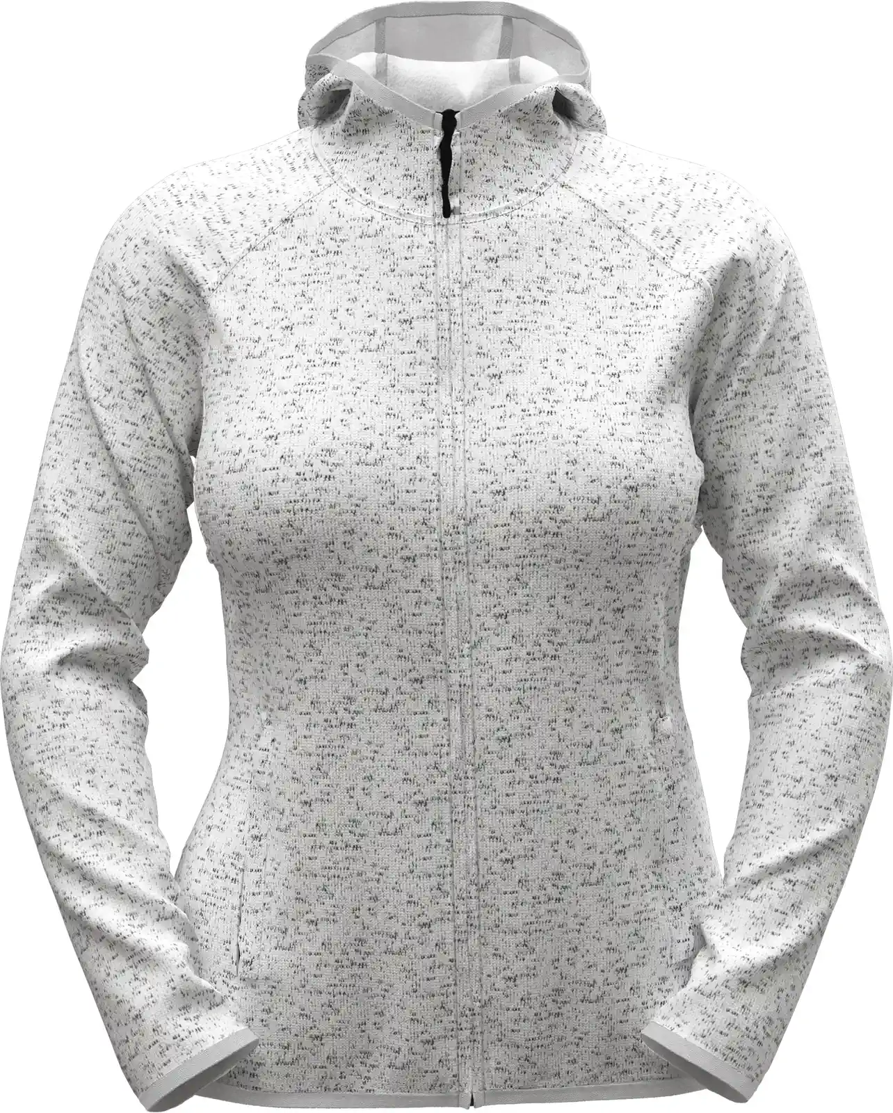 stedman-st5560-lux-knit-fleece-jacket-women-lightgreyheather-front-4 Stedman Lux Hooded Knitfleece Jacket Women