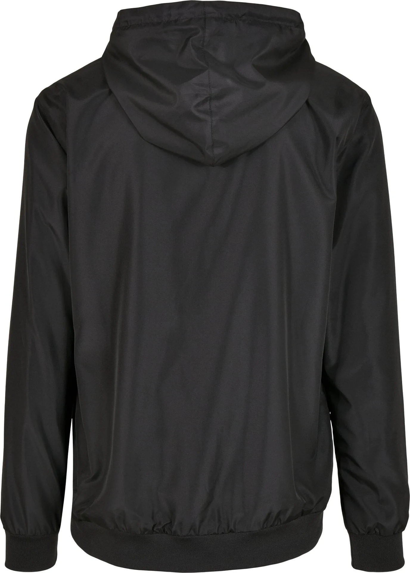 BYB-BY147-ladies-recycled-windrunner-black-white-back-7 Build Your Brand Ladies Recycled Windrunner