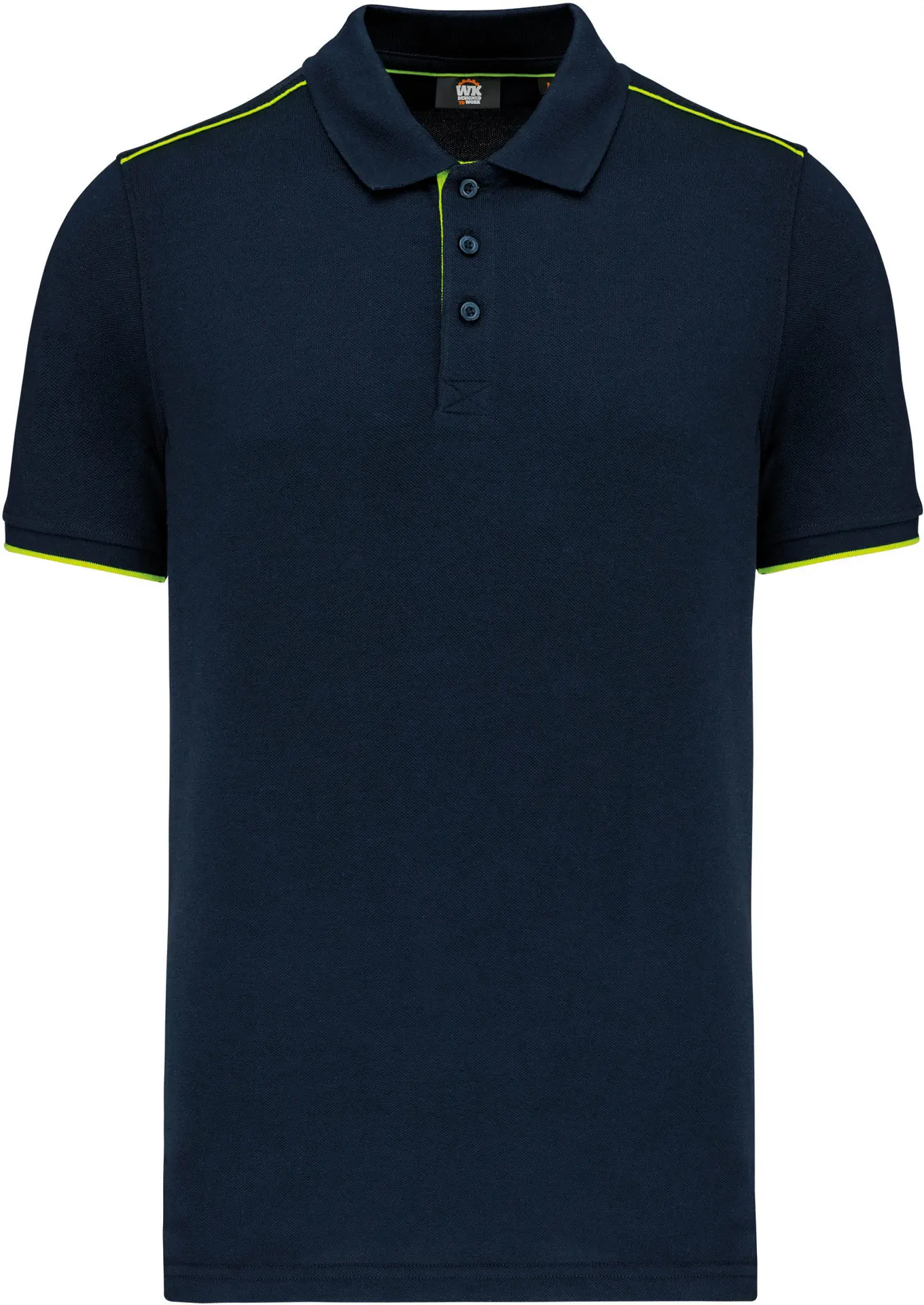 navy/fluorescent yellow