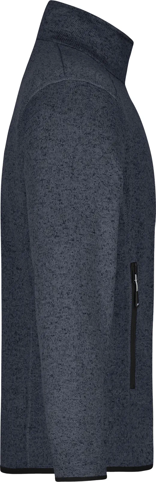 James & Nicholson Men`s Knitted Fleece Jacket