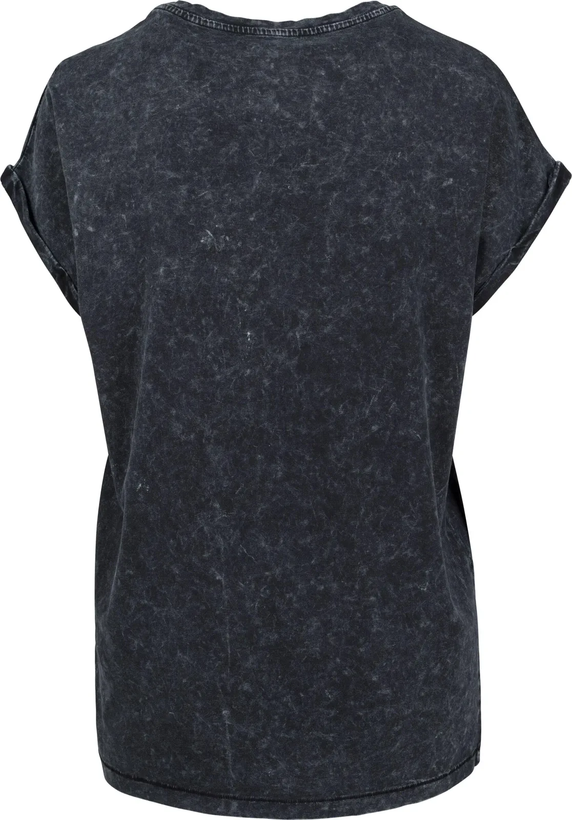 Build Your Brand Ladies Acid Washed Extended Shoulder Tee