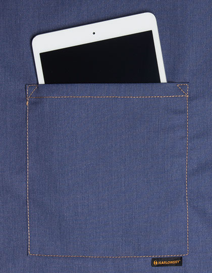 KARLOWSKY Bistroschürze Jeans-Style mit Tasche KARLOWSKY Bistroschürze Jeans-Style mit Tasche