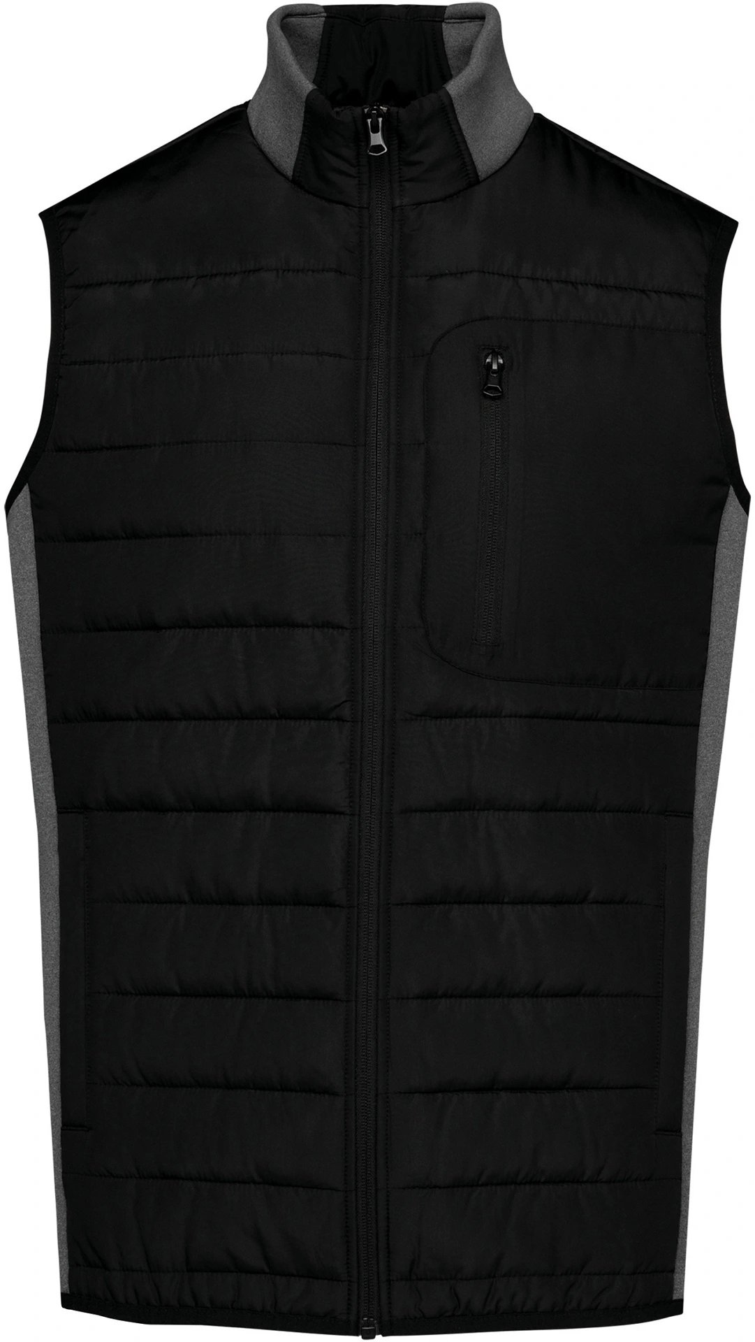 black/dark grey heather