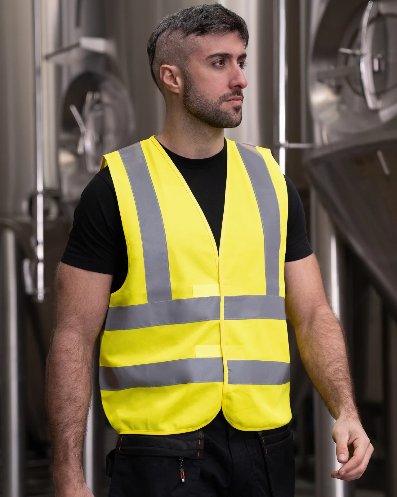 Korntex Hi-Vis Safety Vest With 4 Reflective Stripes Hannover