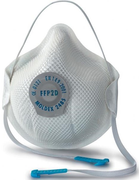 MOLDEX Feinstaubmaske 2485 FFP2 NR D mit Ventil MOLDEX Feinstaubmaske 2485 FFP2 NR D mit Ventil