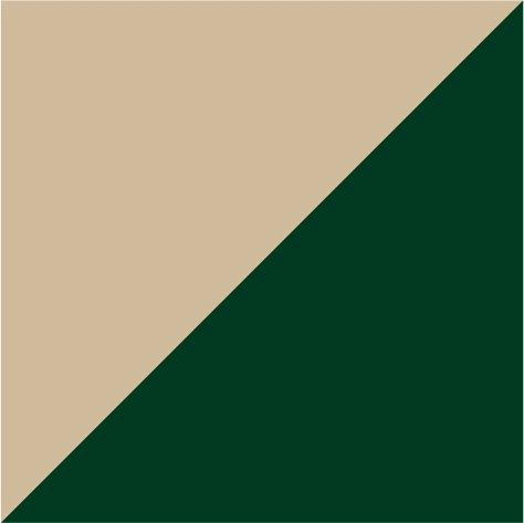 beige/dark green