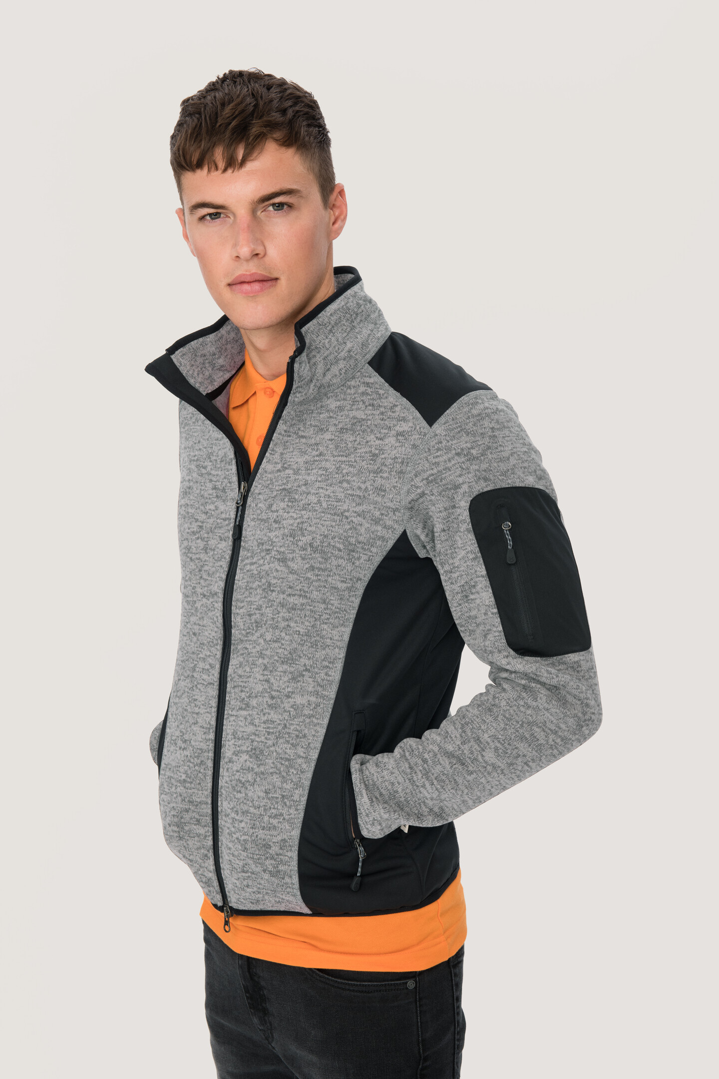 HAKRO Strickfleece-Jacke 836 Dawson