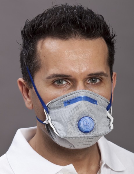EKASTU Lackierer- und Schweißermaske cobra foldy FFP2/Combi/V D