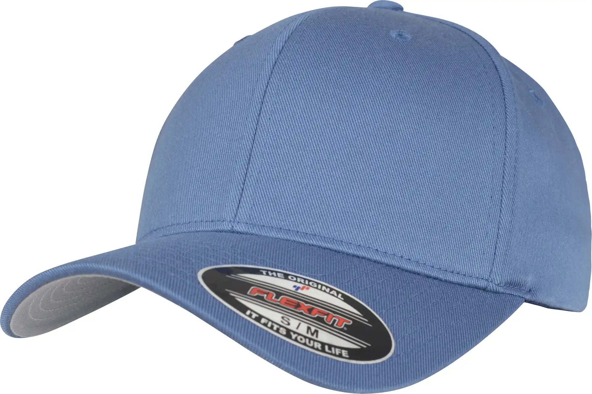 flexfit-6277-wooly-combed-cap-slateblue-front-1 FLEXFIT Wooly Combed Cap
